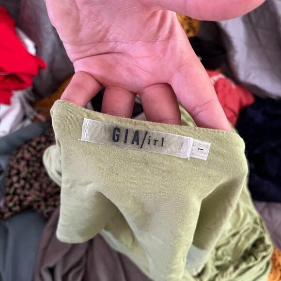 GIA IRL Green Cutout Maxi Dress Plus Size 1X Vacation Resortwear Cruise - Picture 9 of 11